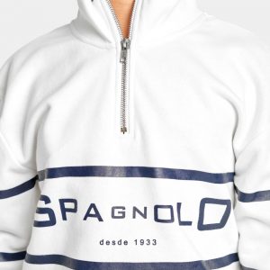 Sudadera Spañolo Cremallera Blanco